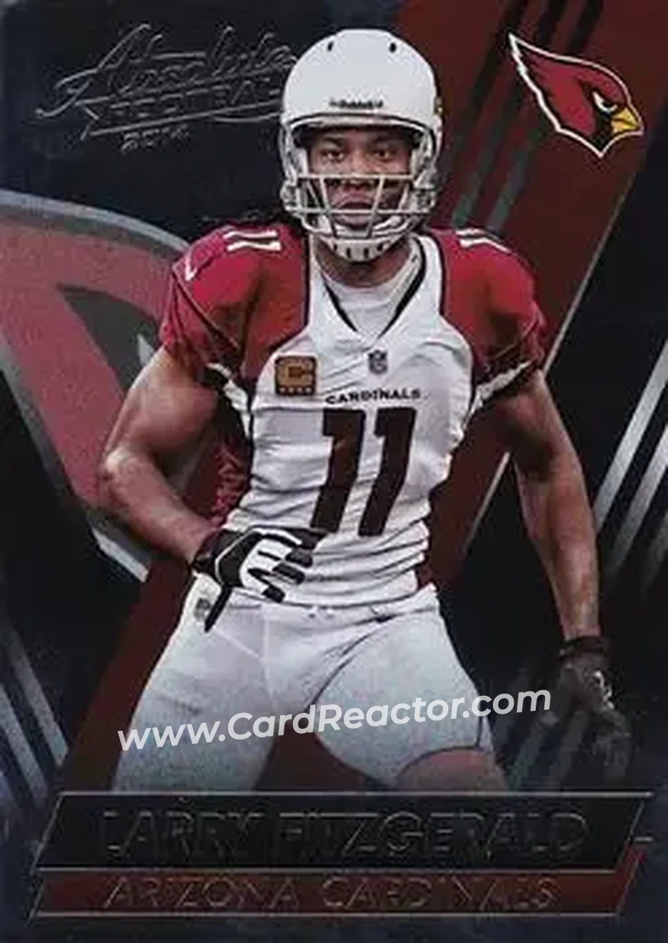 2014 Panini Absolute #96 - Larry Fitzgerald - Arizona Cardinals - Front
