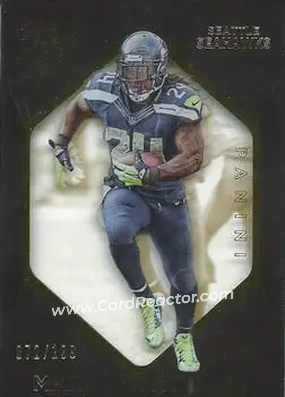 2014 Panini Black Gold #17 - Marshawn Lynch - Seattle Seahawks - Front