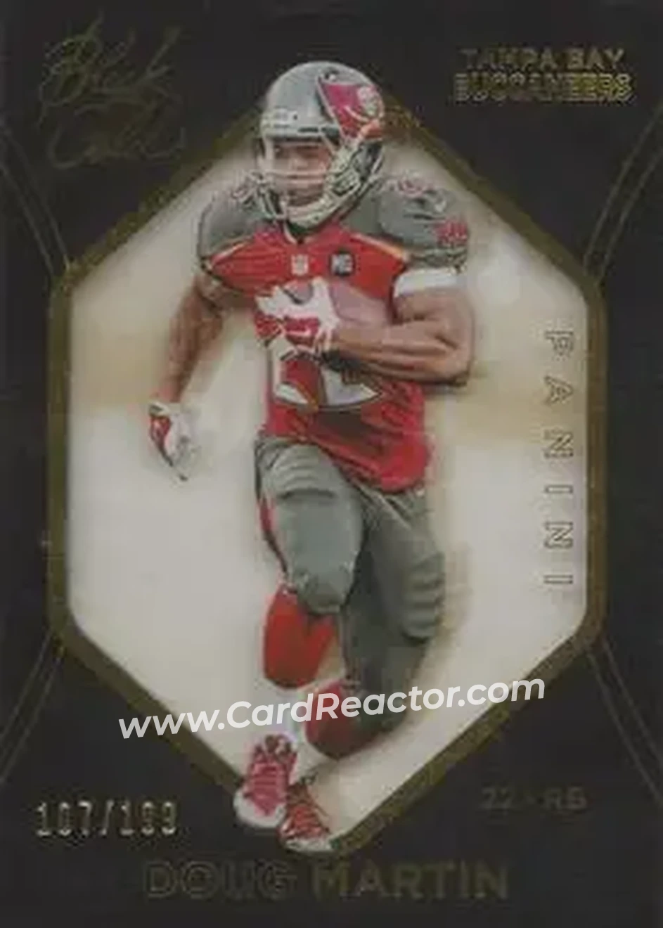 2014 Panini Black Gold #18 - Doug Martin - Tampa Bay Buccaneers - Front