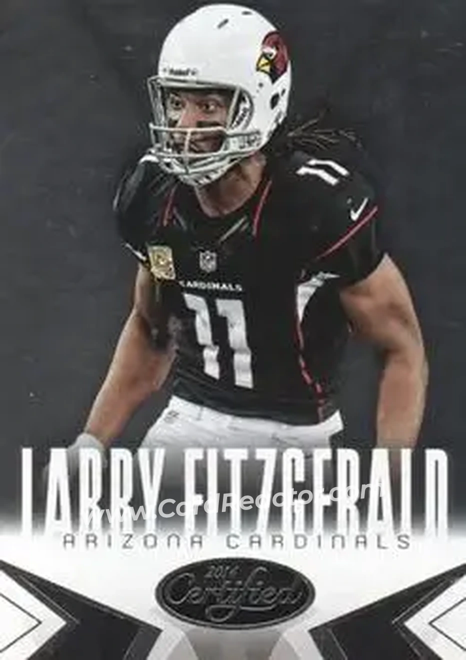 2014 Panini Certified #2 - Larry Fitzgerald - Arizona Cardinals - Front