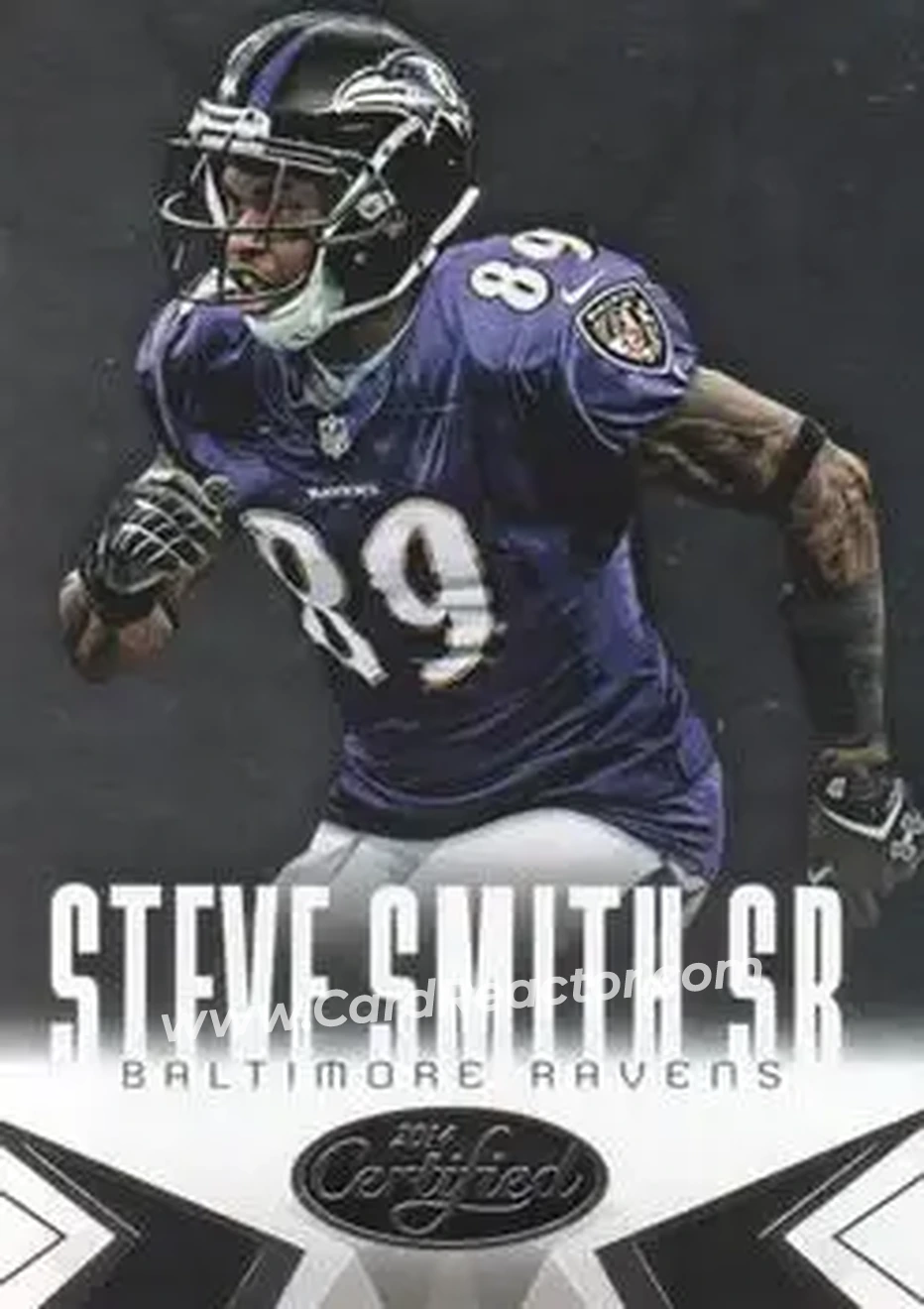 2014 Panini Certified #9 - Steve Smith Sr. - Baltimore Ravens - Front