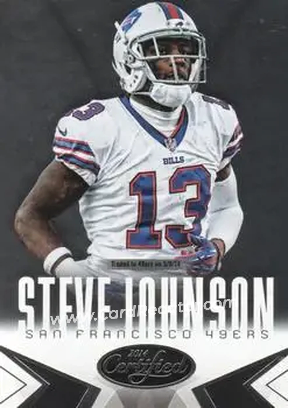 2014 Panini Certified #12 - Steve Johnson - San Francisco 49ers - Front