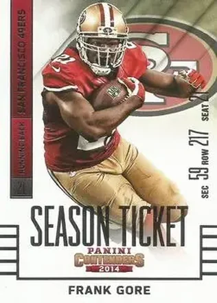 2014 Panini Contenders #2 Frank Gore