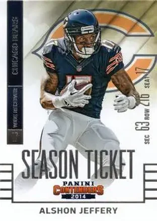 2014 Panini Contenders #6 Alshon Jeffery