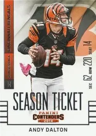 2014 Panini Contenders #9 Andy Dalton