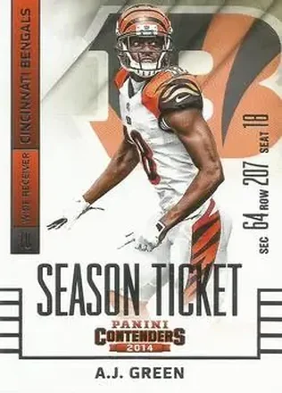 2014 Panini Contenders #10 A.J. Green