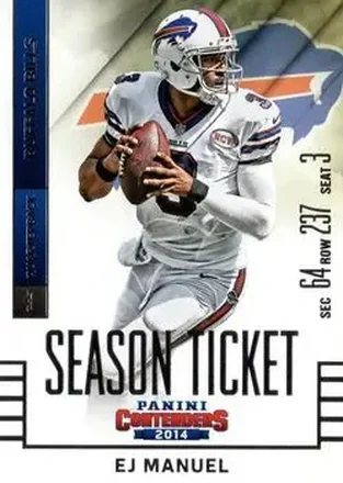 2014 Panini Contenders #11 EJ Manuel