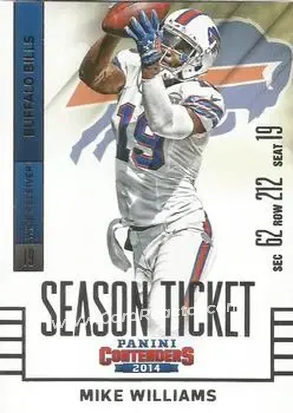 2014 Panini Contenders #13 - Mike Williams - Buffalo Bills - Front
