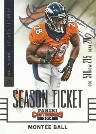 2014 Panini Contenders #14 Montee Ball