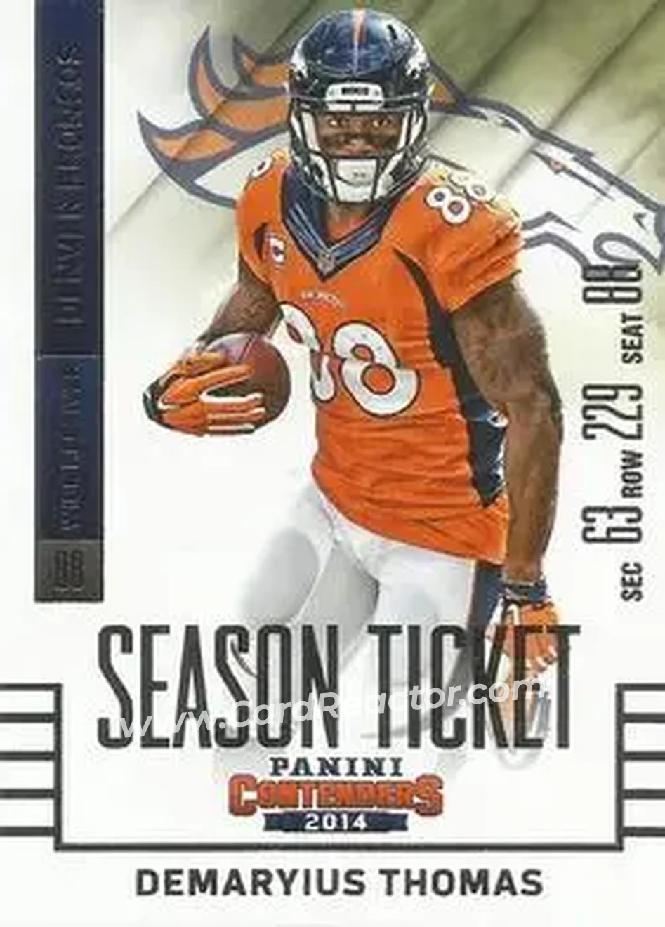 2014 Panini Contenders #16 - Demaryius Thomas - Denver Broncos - Front