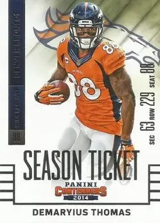 2014 Panini Contenders #16 Demaryius Thomas
