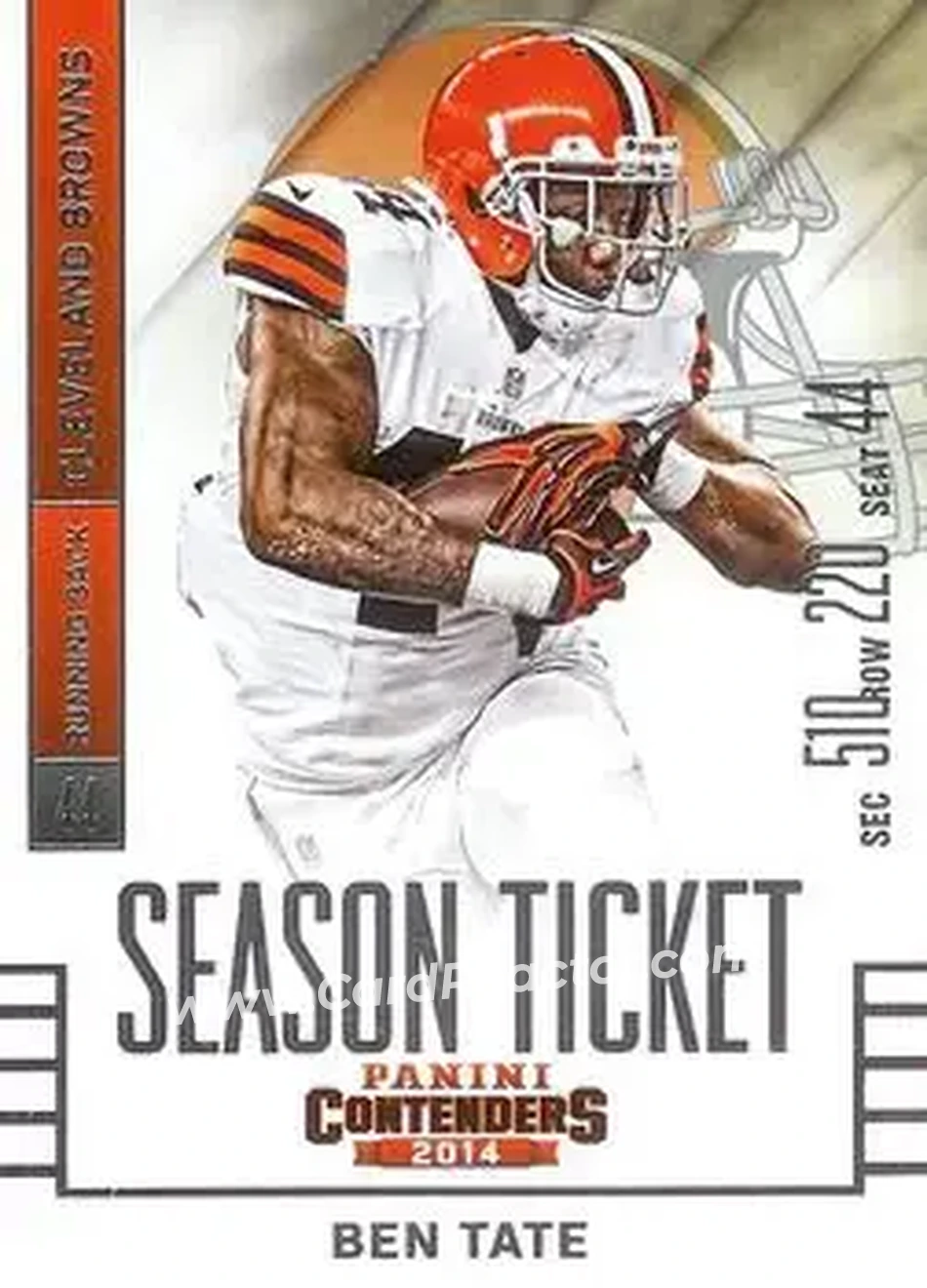 2014 Panini Contenders #19 - Ben Tate - Cleveland Browns - Front