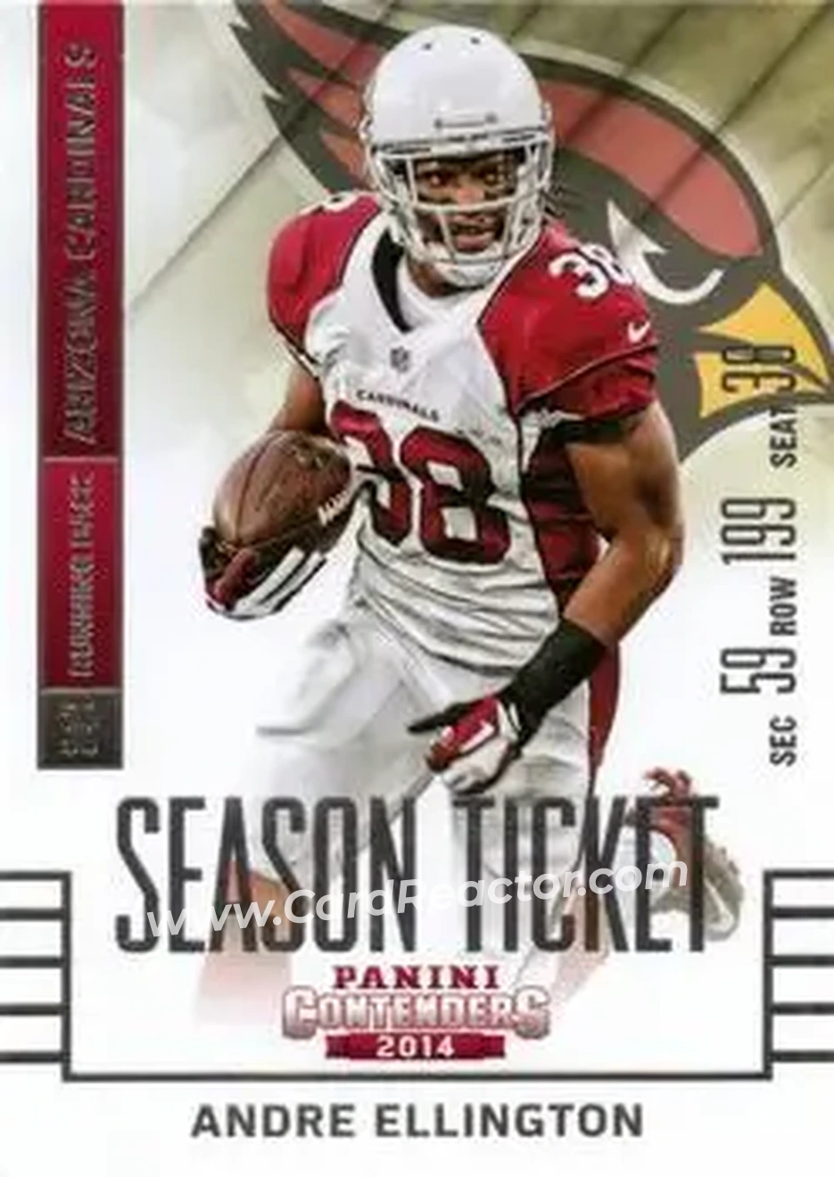 2014 Panini Contenders #24 - Andre Ellington - Arizona Cardinals - Front
