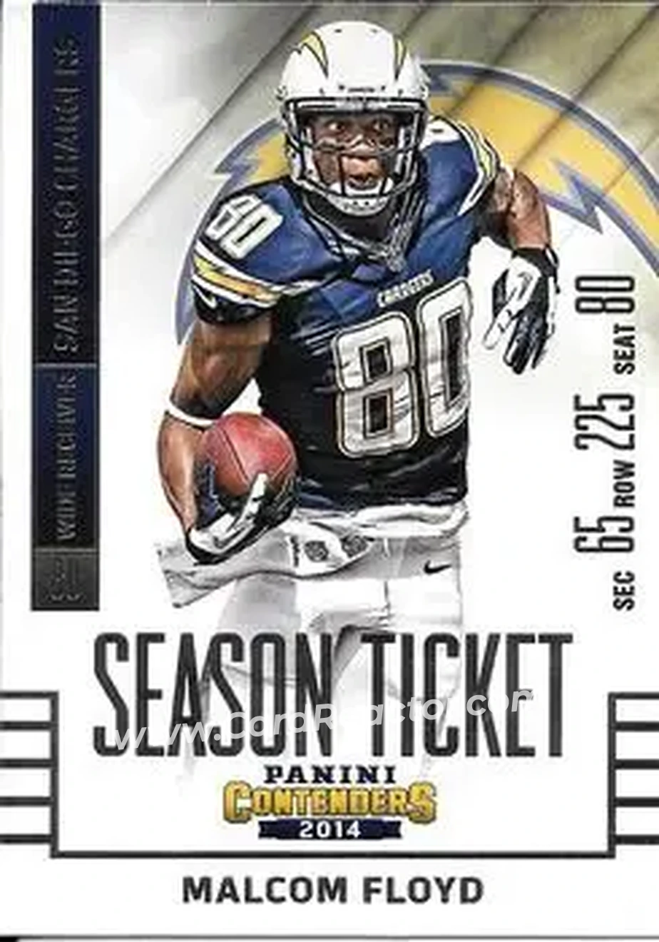 2014 Panini Contenders #26 - Malcom Floyd - San Diego Chargers - Front