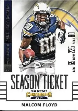 2014 Panini Contenders #26 - Malcom Floyd - San Diego Chargers