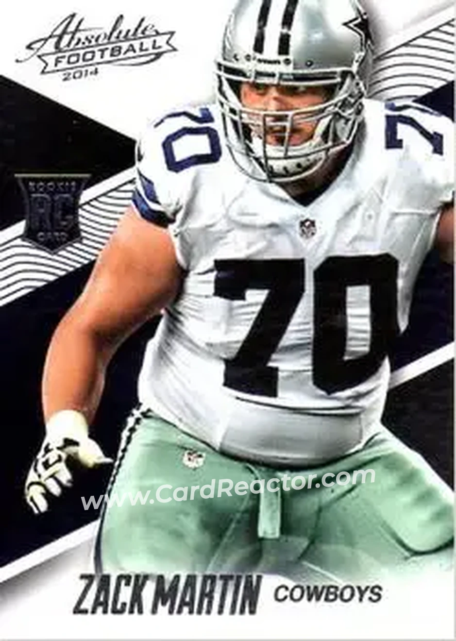 2014 Panini Absolute #123 - Zack Martin - Dallas Cowboys - Front