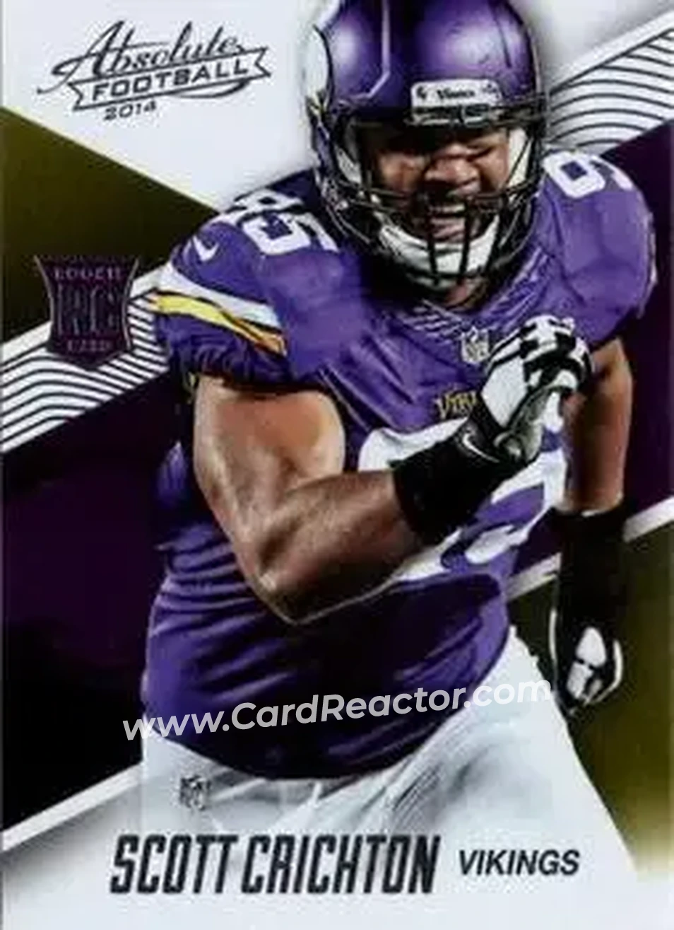2014 Panini Absolute #130 - Scott Crichton - Minnesota Vikings - Front 2014 Panini Absolute #130 - Scott Crichton - Minnesota Vikings - Front