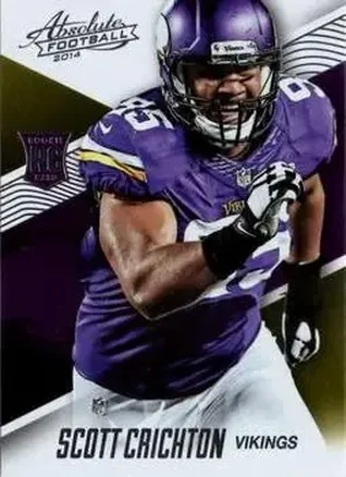 2014 Panini Absolute #130 - Scott Crichton - Minnesota Vikings