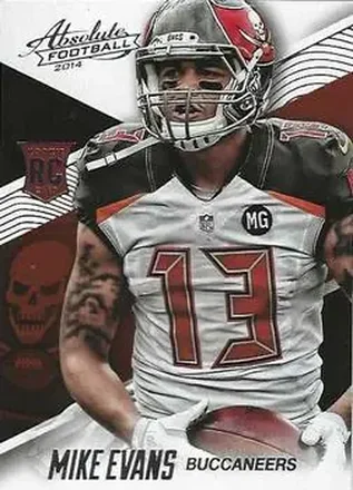 2014 Panini Absolute #144 - Mike Evans - Tampa Bay Buccaneers