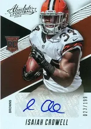 2014 Panini Absolute #157 - Isaiah Crowell - Cleveland Browns