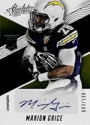 2014 Panini Absolute #166 - Marion Grice - San Diego Chargers