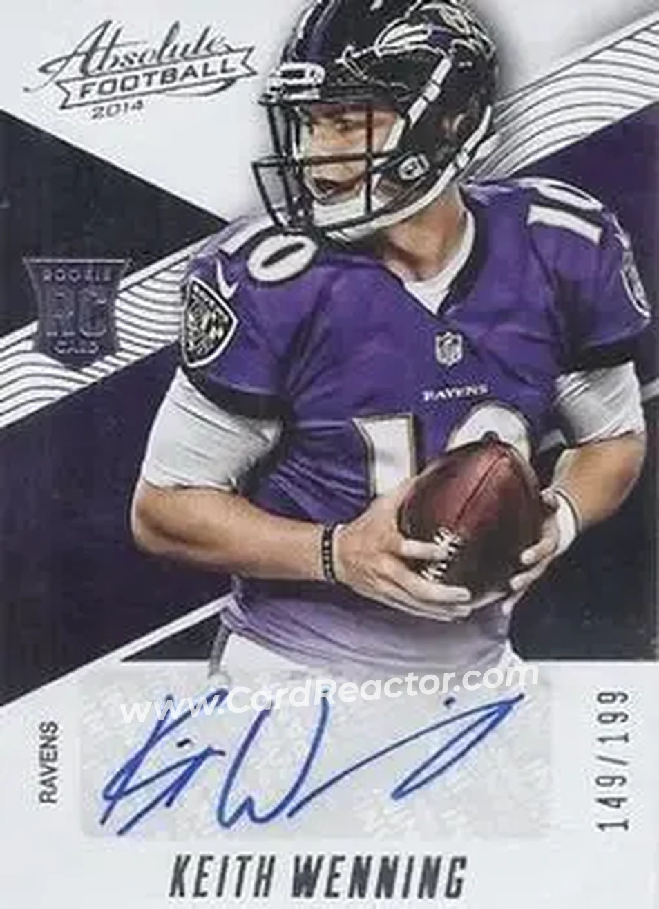2014 Panini Absolute #194 - Keith Wenning - Baltimore Ravens - Front
