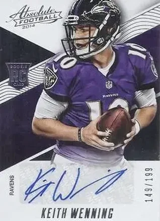 2014 Panini Absolute #194 - Keith Wenning - Baltimore Ravens