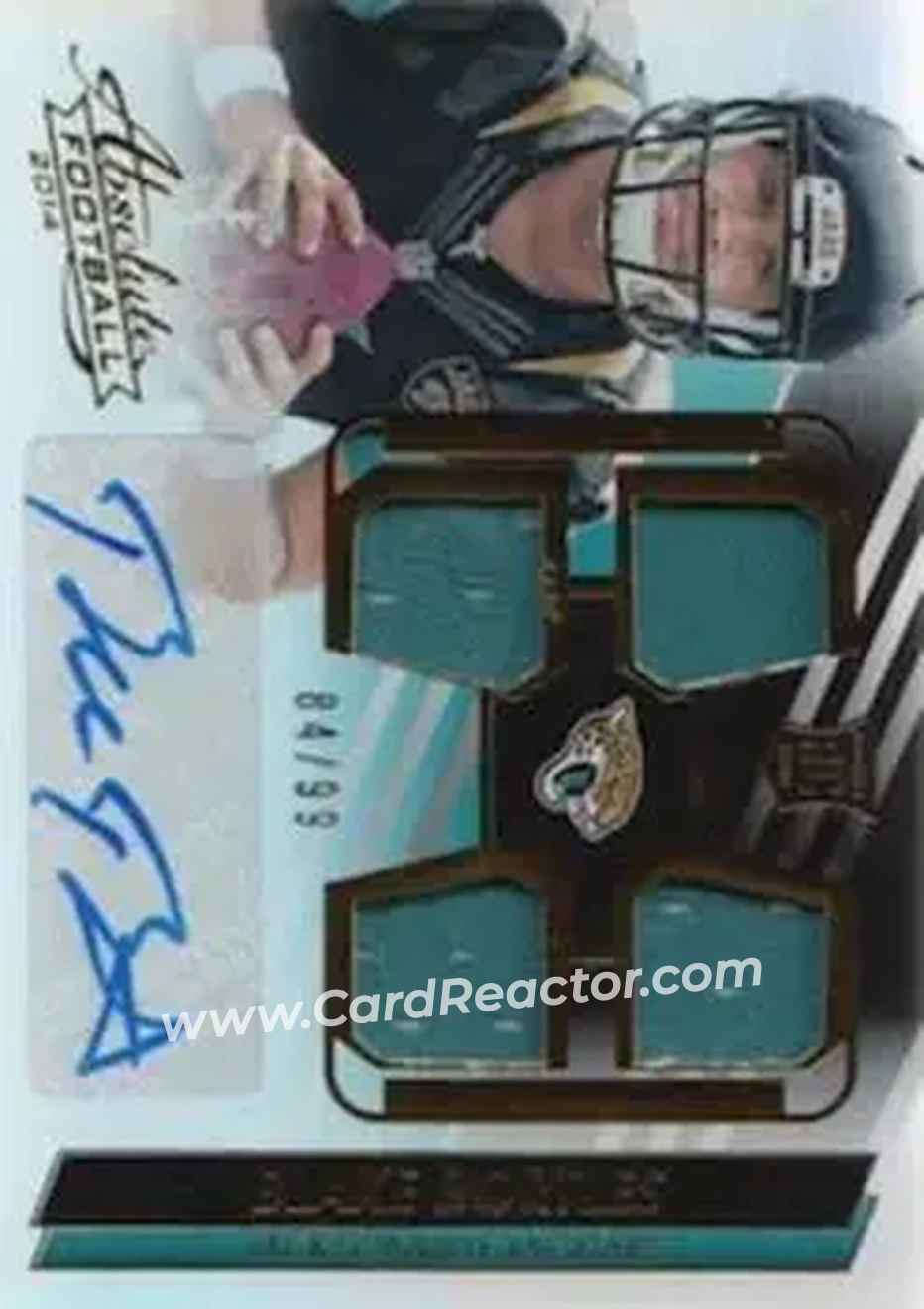 2014 Panini Absolute #207 - Blake Bortles - Jacksonville Jaguars - Front
