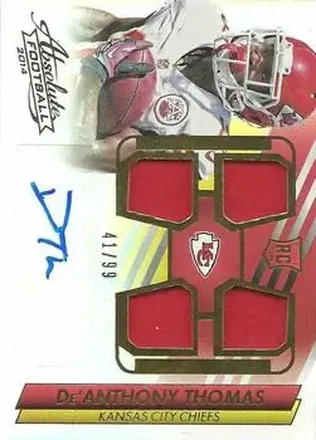 2014 Panini Absolute #213 - De'Anthony Thomas - Kansas City Chiefs