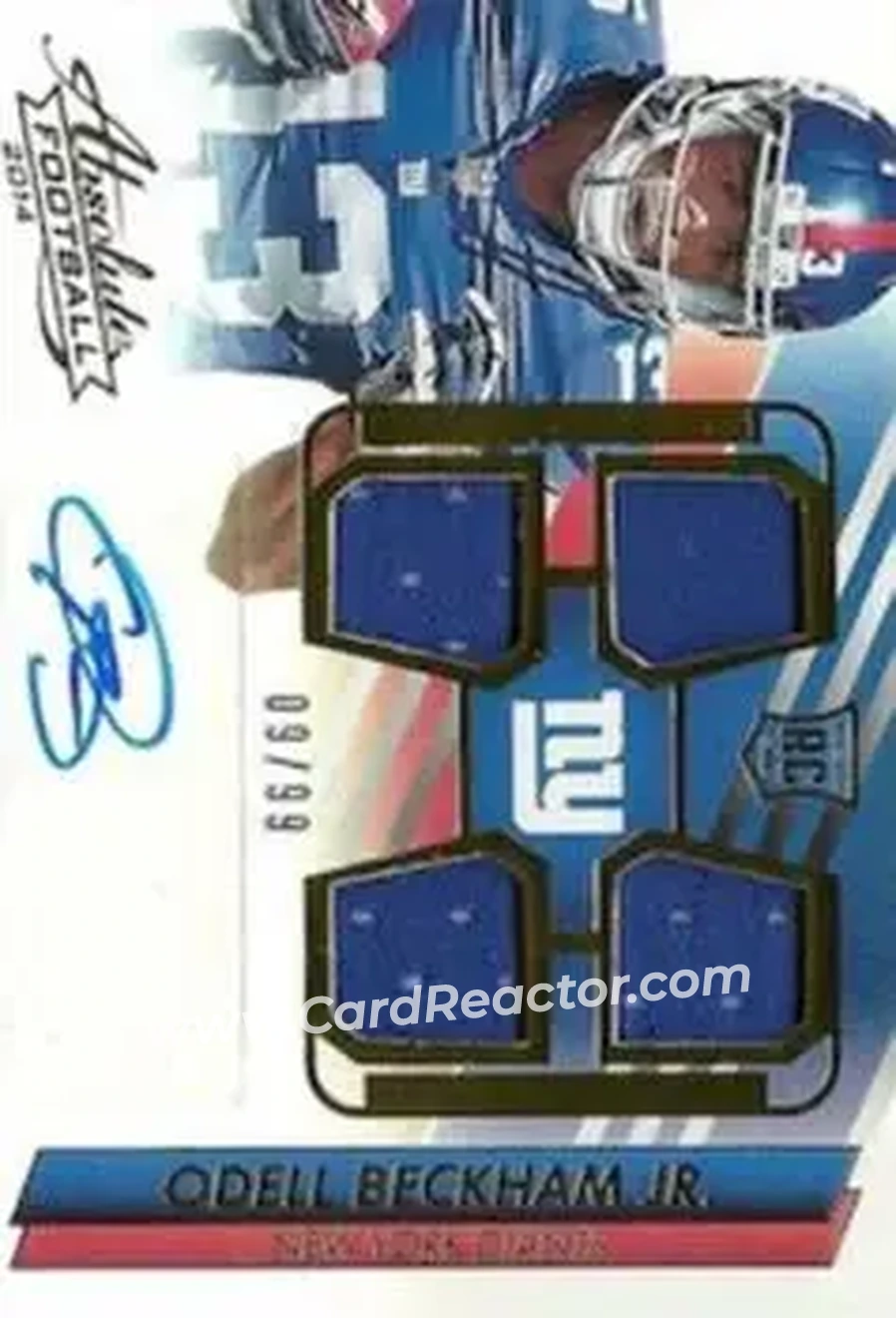 2014 Panini Absolute #233 - Odell Beckham Jr. - New York Giants - Front