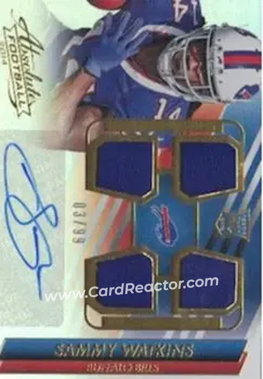 2014 Panini Absolute #235 - Sammy Watkins - Buffalo Bills - Front