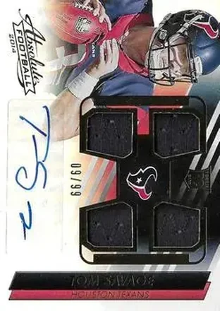 2014 Panini Absolute #239 - Tom Savage - Houston Texans