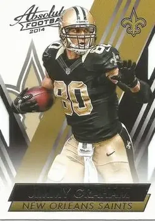 2014 Panini Absolute - Retail #6 - Jimmy Graham - New Orleans Saints
