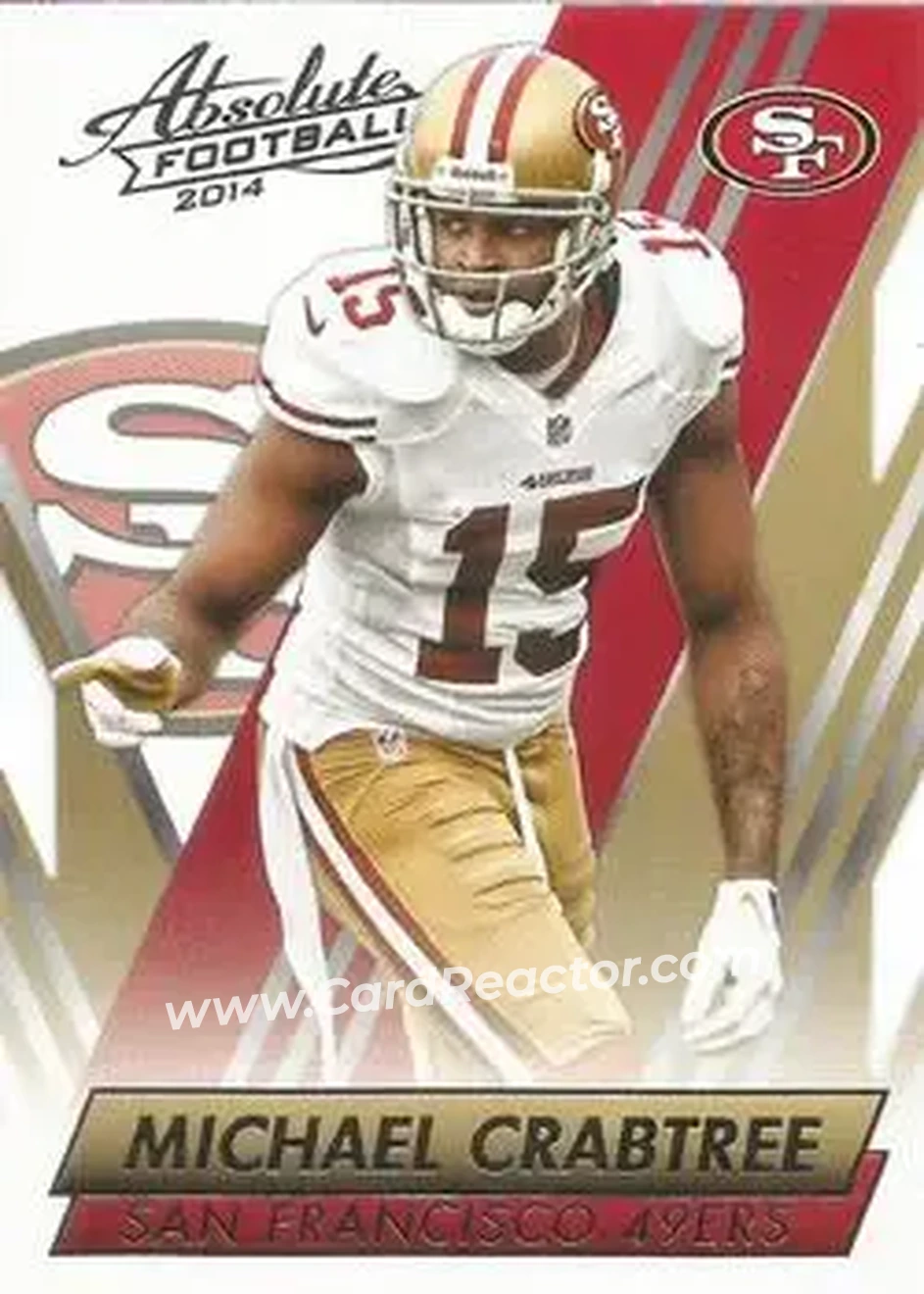 2014 Panini Absolute - Retail #10 - Michael Crabtree - San Francisco 49ers - Front