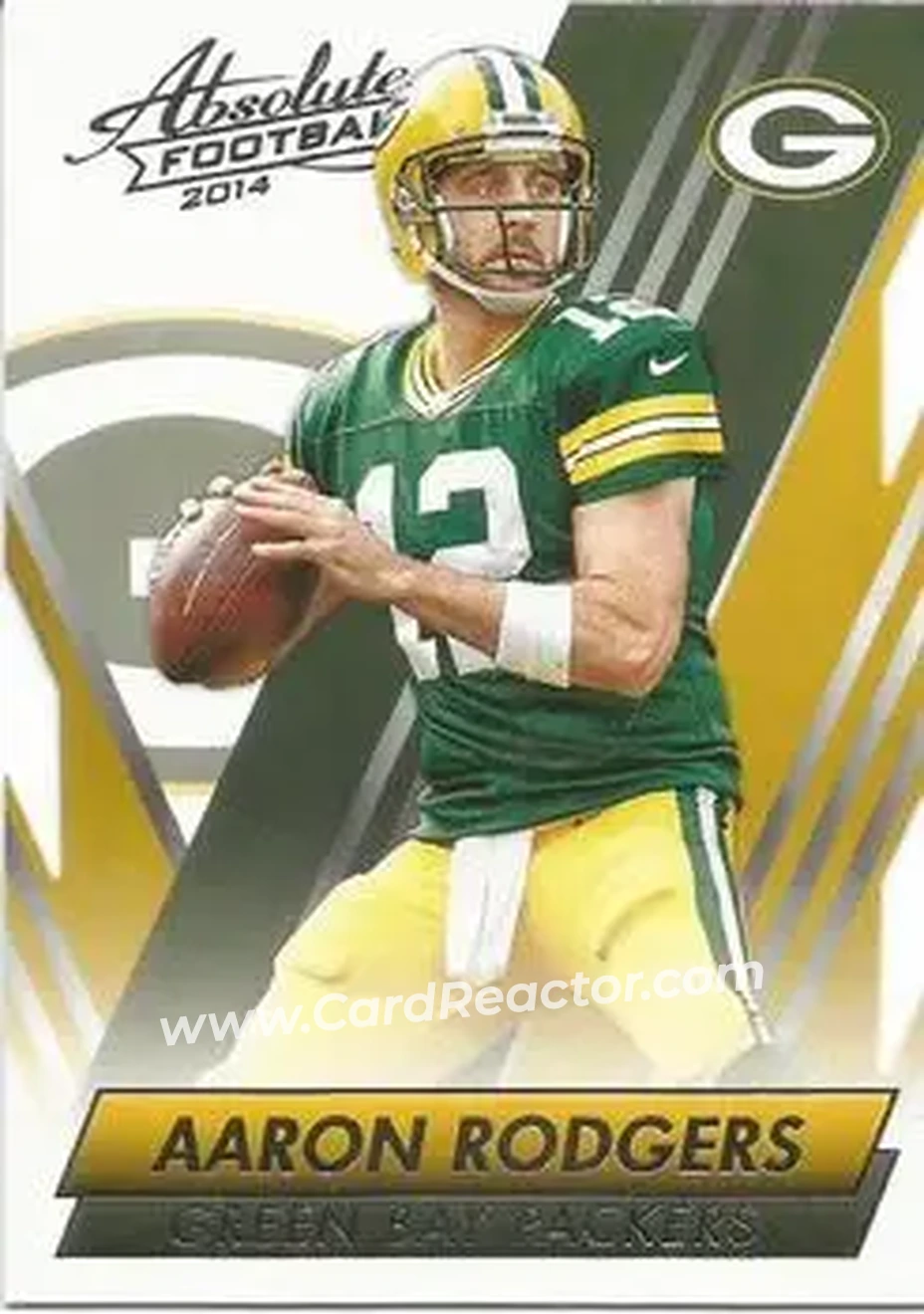 2014 Panini Absolute - Retail #15 - Aaron Rodgers - Green Bay Packers - Front
