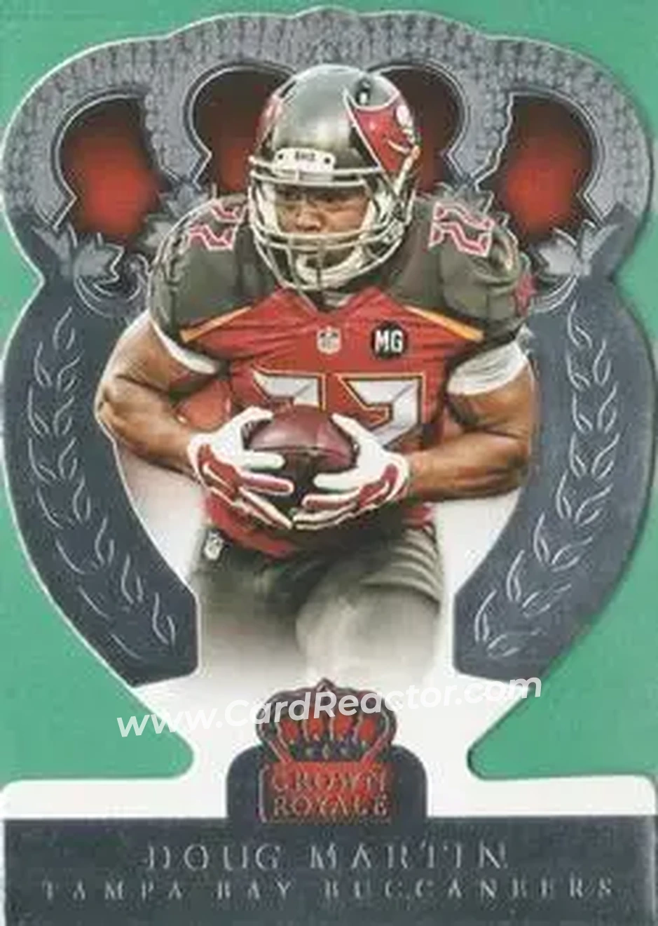 2014 Panini Crown Royale #22 - Doug Martin - Tampa Bay Buccaneers - Front