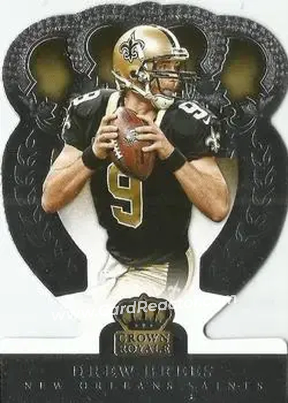 2014 Panini Crown Royale #33 - Drew Brees - New Orleans Saints - Front