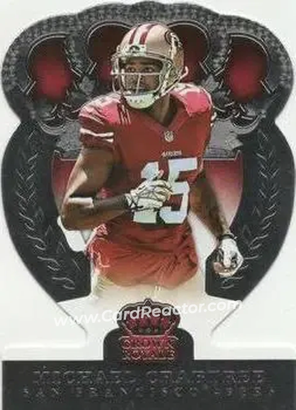 2014 Panini Crown Royale #57 - Michael Crabtree - San Francisco 49ers - Front