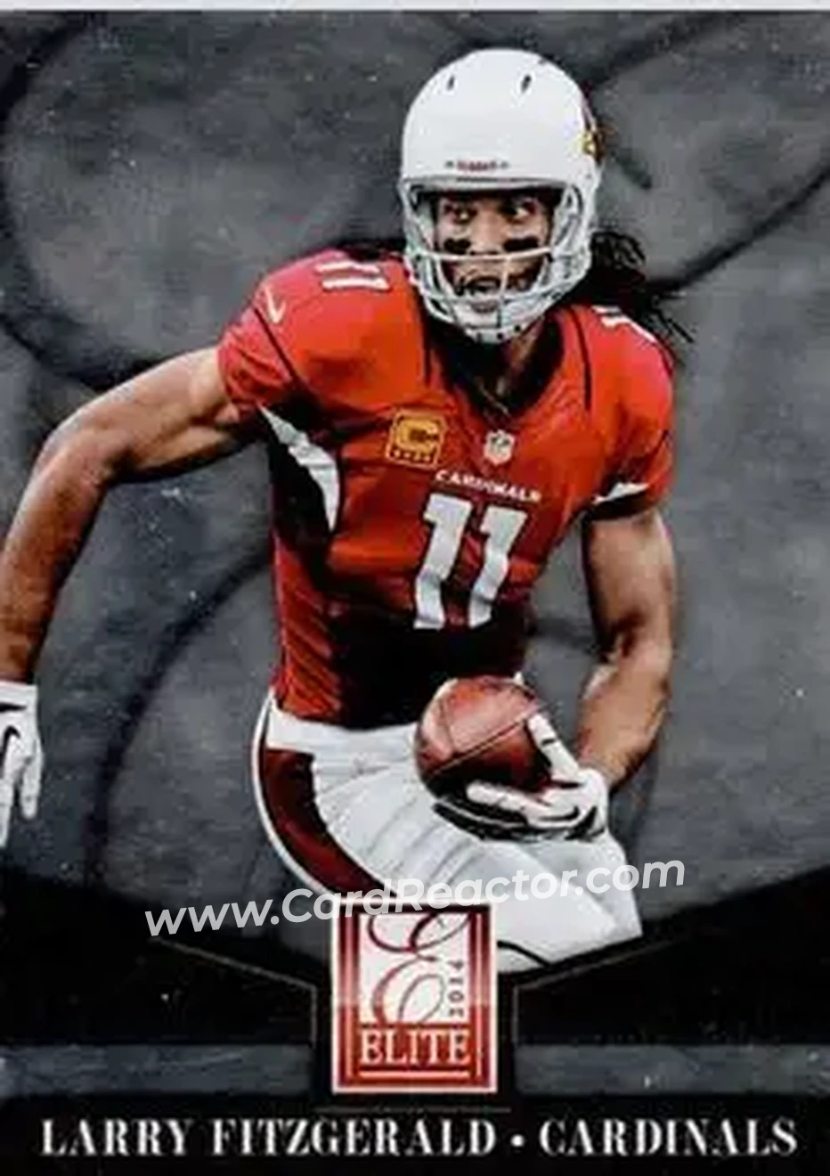 2014 Panini Elite #2 - Larry Fitzgerald - Arizona Cardinals - Front 2014 Panini Elite #2 - Larry Fitzgerald - Arizona Cardinals - Front
