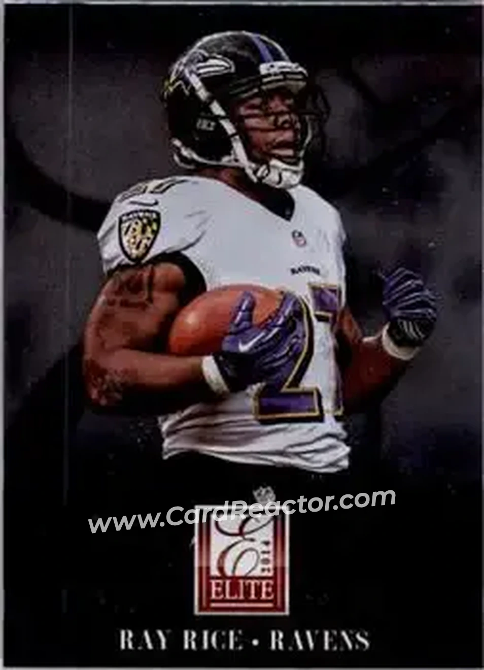 2014 Panini Elite #9 - Ray Rice - Baltimore Ravens - Front