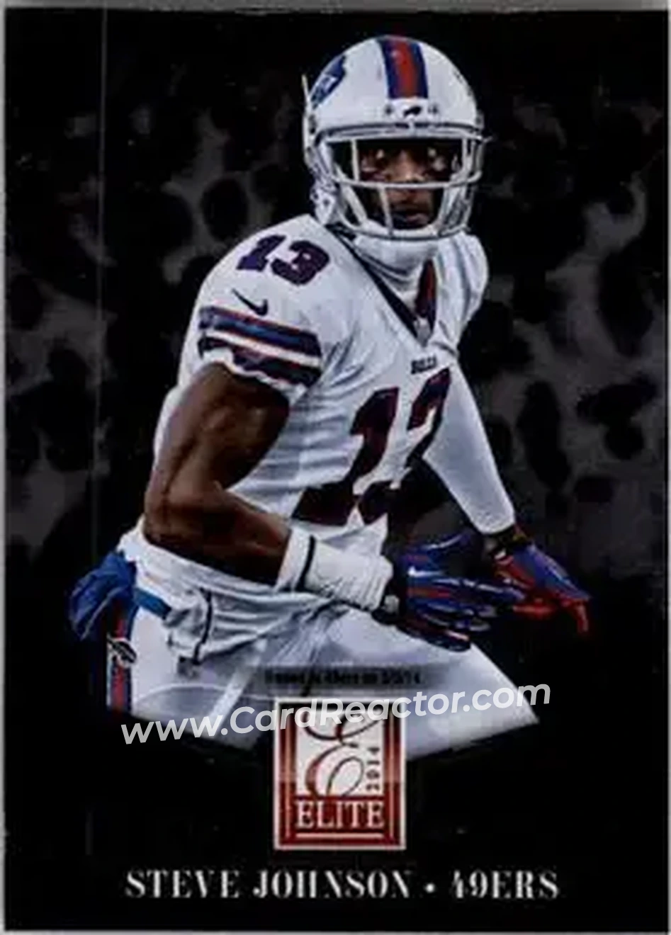 2014 Panini Elite #11 - Steve Johnson - San Francisco 49ers - Front