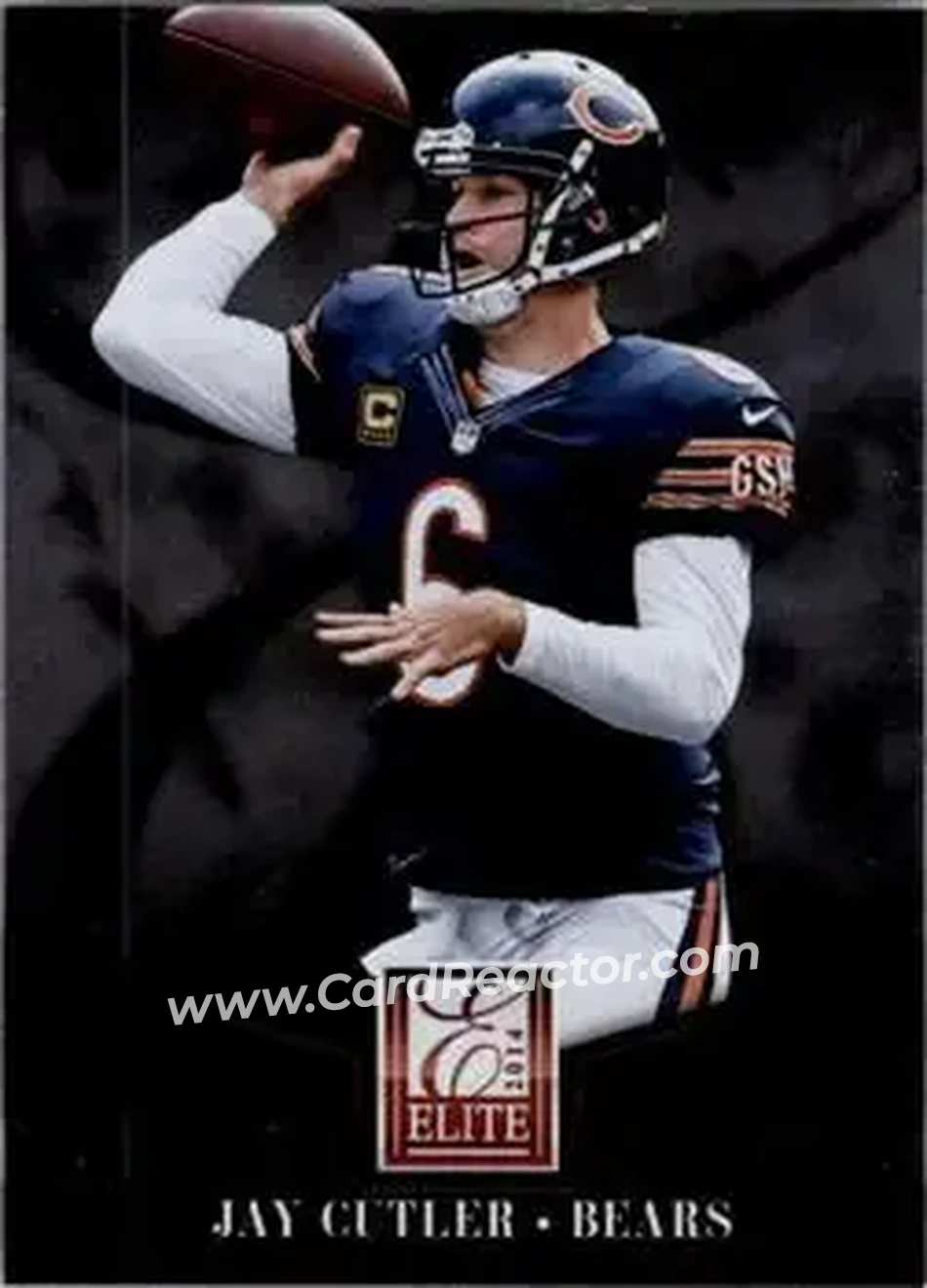 2014 Panini Elite #16 - Jay Cutler - Chicago Bears - Front