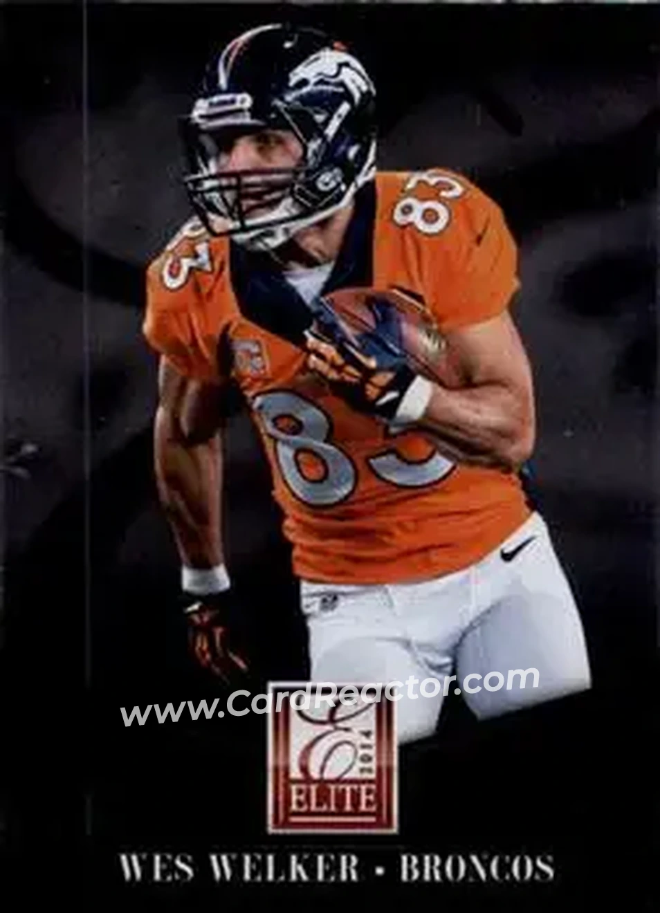 2014 Panini Elite #30 - Wes Welker - Denver Broncos - Front