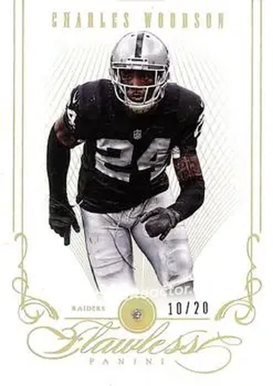 2014 Panini Flawless #23 - Charles Woodson - Oakland Raiders - Front