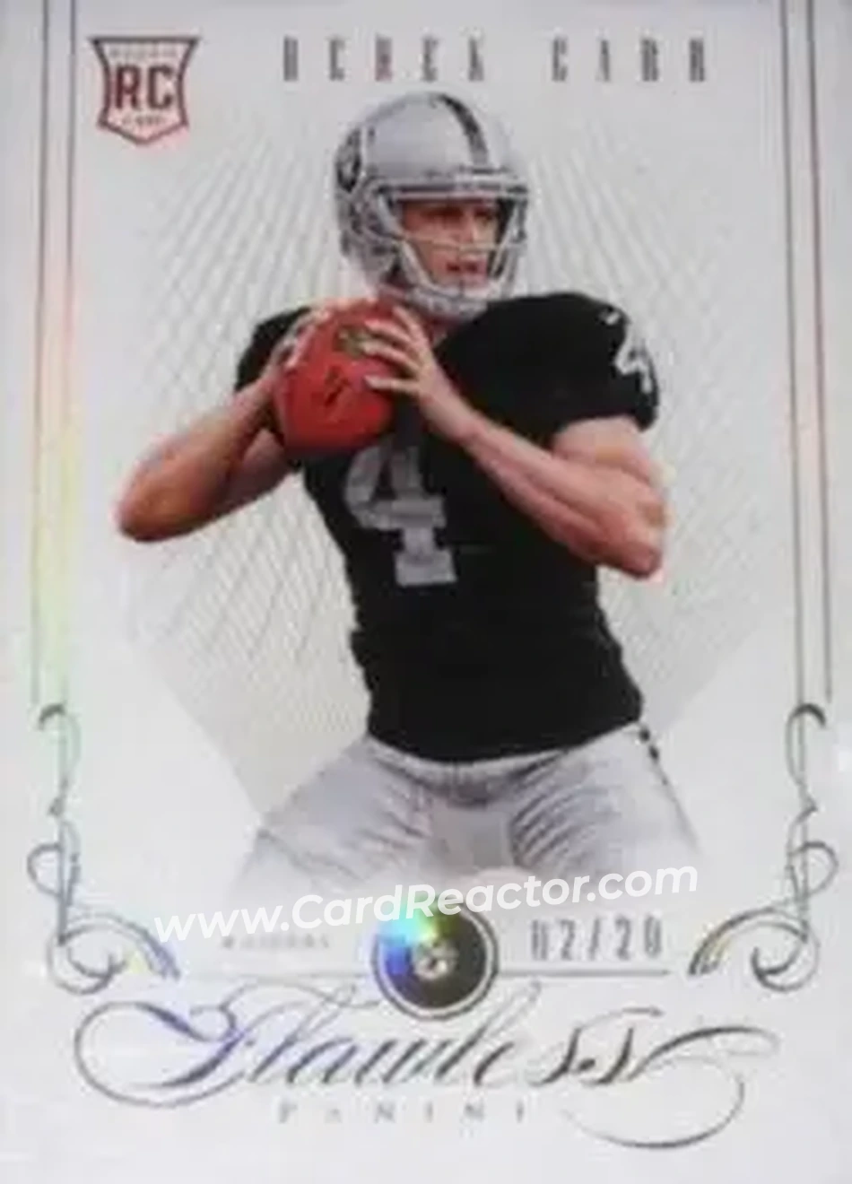 2014 Panini Flawless #32 - Derek Carr - Oakland Raiders - Front
