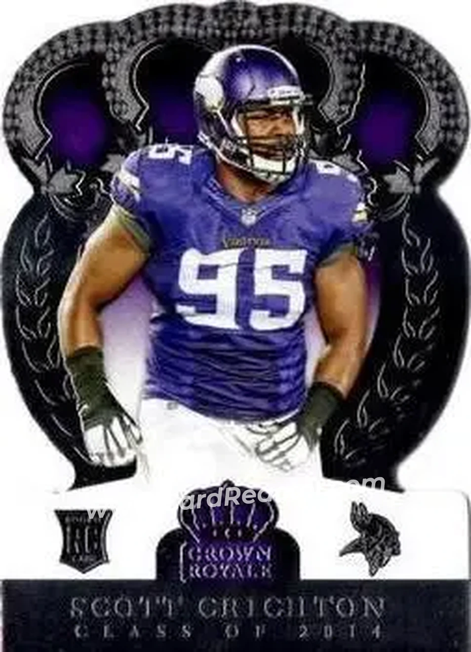 2014 Panini Crown Royale #110 - Scott Crichton - Minnesota Vikings - Front
