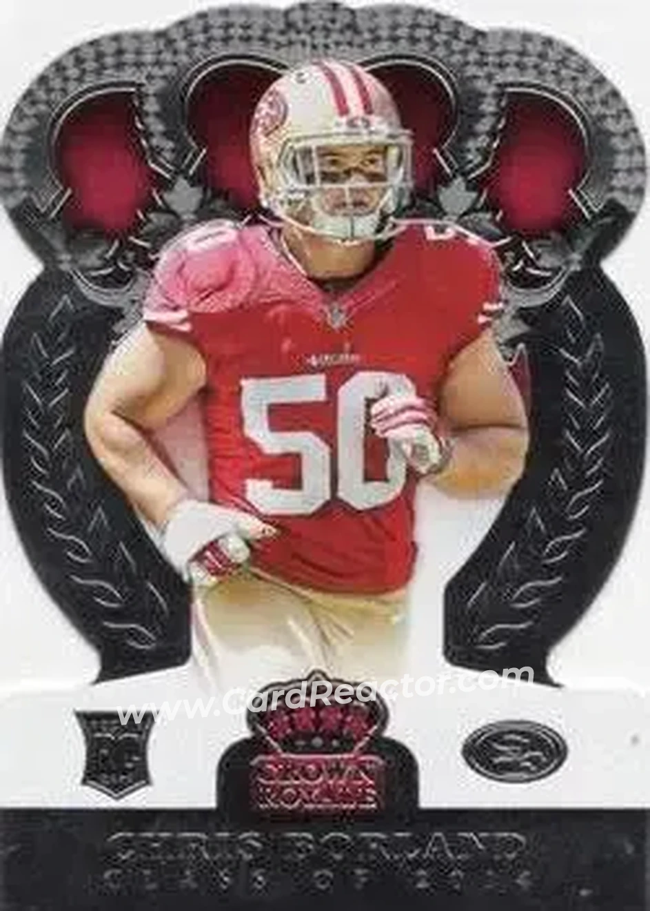2014 Panini Crown Royale #112 - Chris Borland - San Francisco 49ers - Front