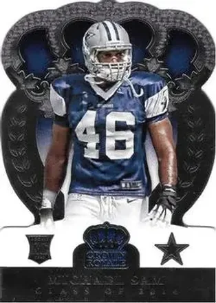 2014 Panini Crown Royale #126 - Michael Sam - Dallas Cowboys