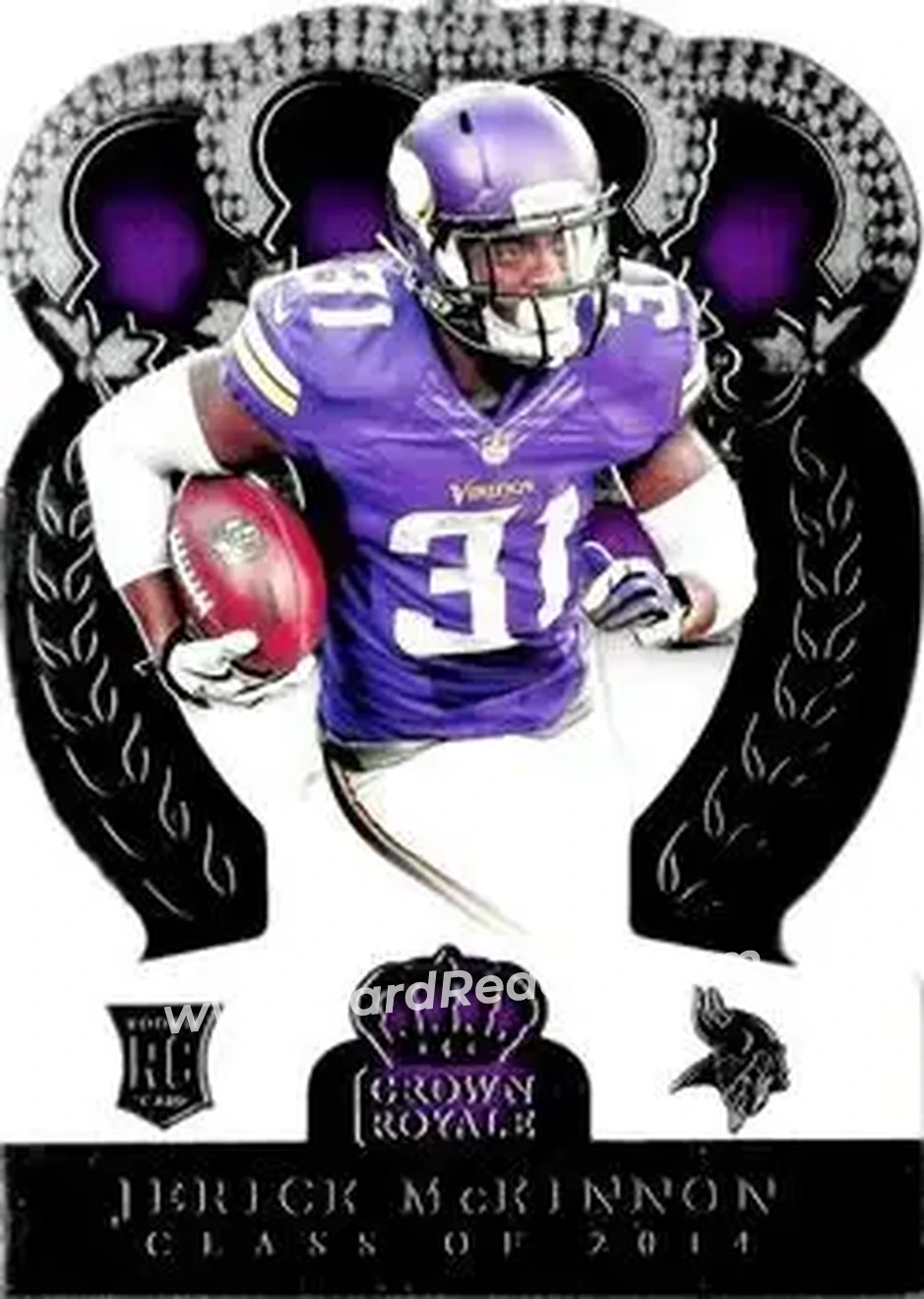 2014 Panini Crown Royale #127 - Jerick McKinnon - Minnesota Vikings - Front