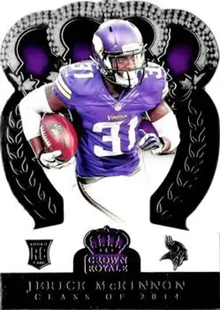 2014 Panini Crown Royale #127 - Jerick McKinnon - Minnesota Vikings